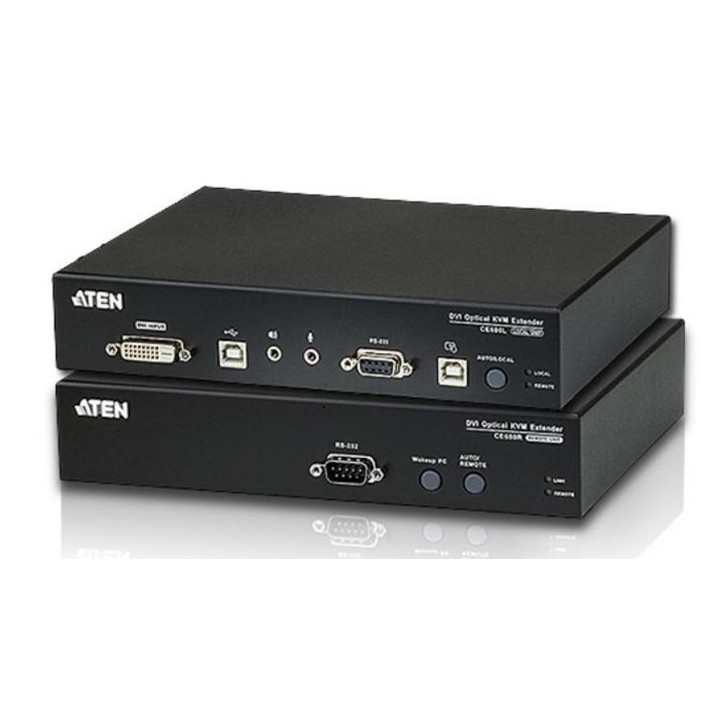 CE680-AT-G Aten USB DVI Optical Fiber KVM Extender (600m) Wired