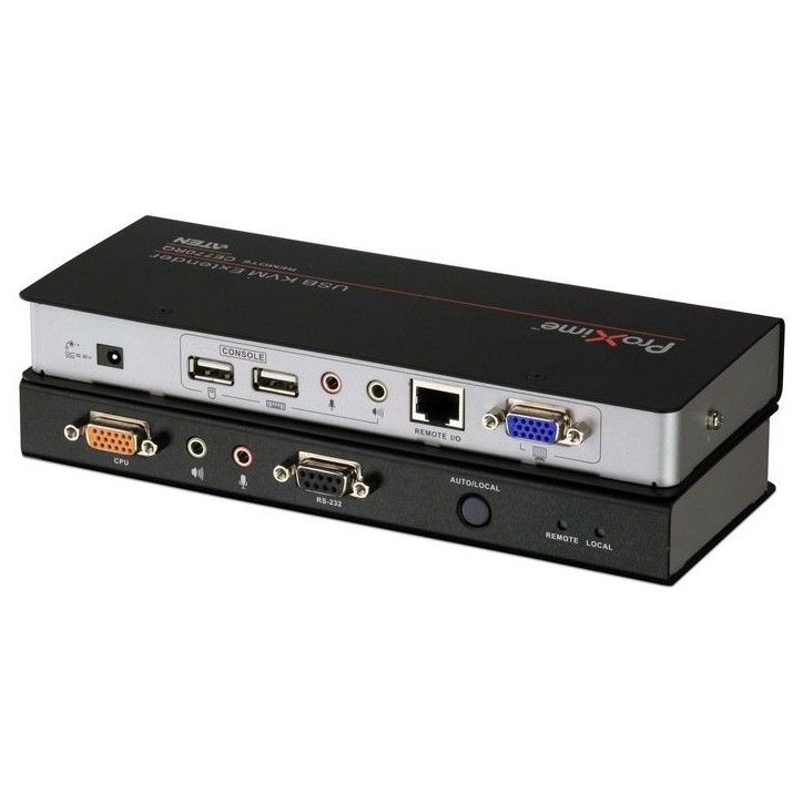 CE770-AT-G Aten USB VGA KVM Extender with Audio, RS-232 and Deskew (300m) Cat5