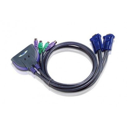 CS62S-AT CS62S-AT Aten 2-Port PS/2 VGA Cable KVM Switch (0.9m) 0,9 m