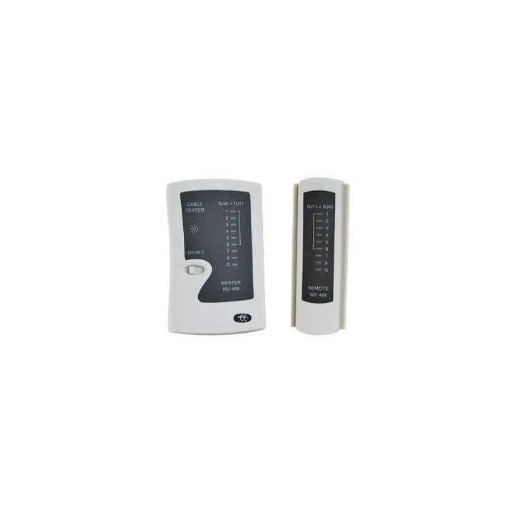TCT001 LOGON Cable Tester Suitable RJ11-RJ12-RJ45 TCT001 NONE - Only use for non-battery items