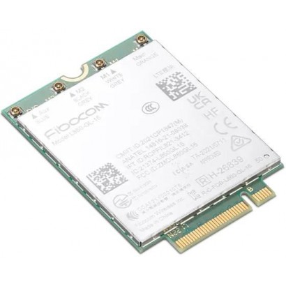 4XC1M72800 4XC1M72800 Lenovo ThinkPad Fibocom FM350-GL 5G Sub-6 GHz M.2 WWAN Module for X1 Carbon Gen 11 Internal