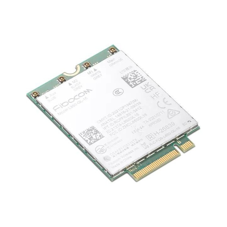 4XC1M72800 Lenovo ThinkPad Fibocom FM350-GL 5G Sub-6 GHz M.2 WWAN Module for X1 Carbon Gen 11 Internal