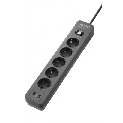 PME5U2B-GR PME5U2B-GR APC CEE 7/7P, 5 Outlet, 2x USB, 50/60 Hz, 240V CE, CE Mark