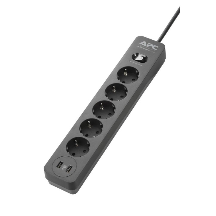 PME5U2B-GR APC CEE 7/7P, 5 Outlet, 2x USB, 50/60 Hz, 240V CE, CE Mark