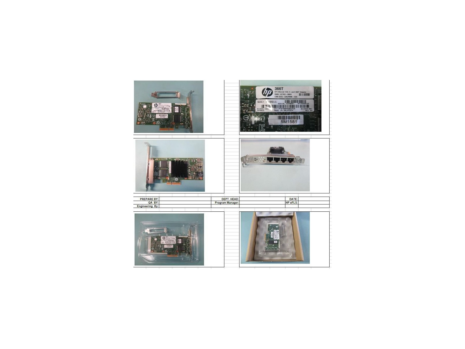 816551-001 816551-001 Hewlett Packard Enterprise Ethernet 1Gb, 4-port 366T adapter, 4x10/100/1000BASE-T RJ45 ports 811546-B21