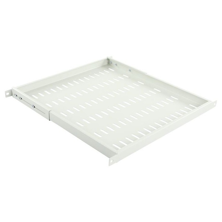 RAS800WH Lanview by Logon D470mm FIXED SHELF ADJUSTABLE SIDE ARM WHITE RAS800WH 19 "