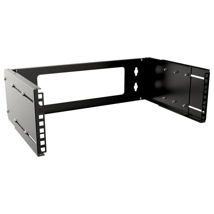RAR235BL Lanview by Logon 19'' 3U Adjustable Depth Open Frame Rack Wall Mount RAR235BL Product colour: Black