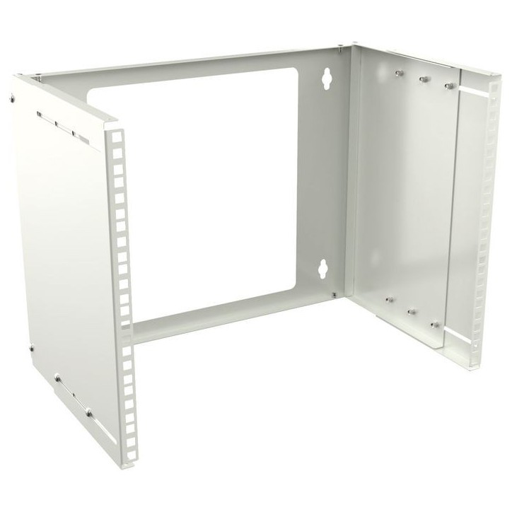 RAR215WH Lanview by Logon 19'' 8U Adjustable Depth Open Frame Rack Wall Mount RAR215WH Product colour: White