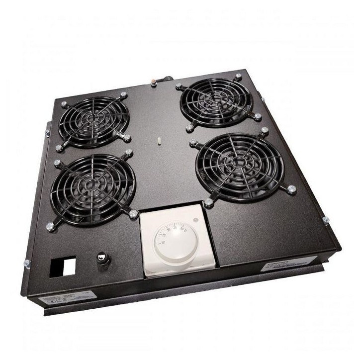 LVR248034-UK Lanview Fan tray with 4 fans for 800x800 19'' floor standing rack cabinets 144,4 m³/h