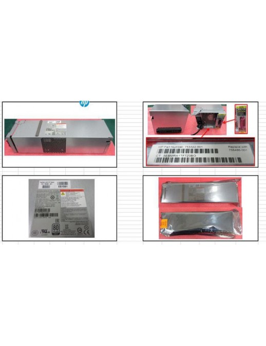 756486-001-RFB 756486-001-RFB Hewlett Packard Enterprise PCM 580W ASSY W/O BATTERY GOLD NONE - Only use for non-battery items