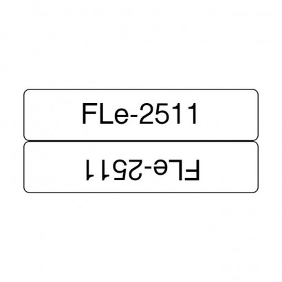 FLE2511 FLE2511 Brother FLe-2511 label-making tape Black on white Brother