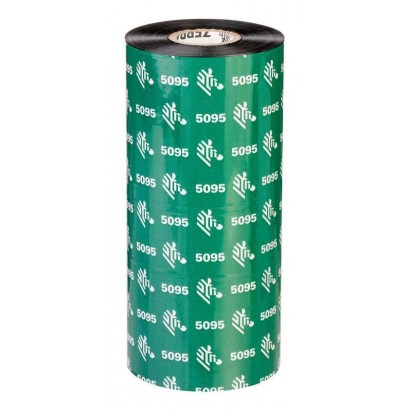 05095BK11045 05095BK11045 Zebra Resin 5095serie - 4.33" x 110mm x 450m. black ribbon 400013, 35-05095BK11045 UL/cUL