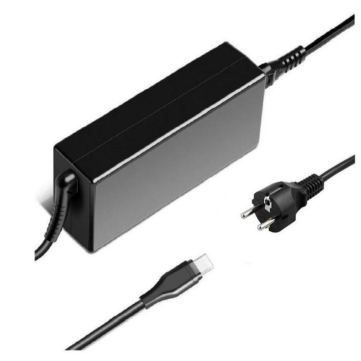 MBXUSBC-AC0008 CoreParts USB-C Power Adapter 45W 5-20V/2-3A USB PD Type-C - Including EU Power Cord-C5/C6 Schuko - Dim:89*47*22m