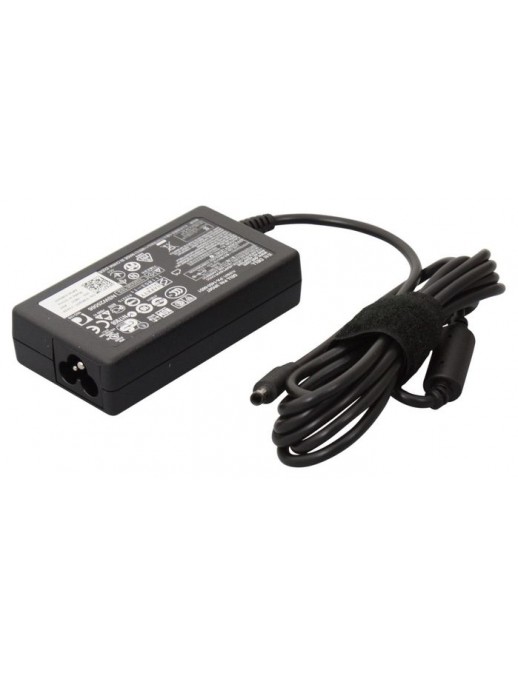3RG0T 3RG0T Dell AC Adapter, 45W, 19.5V, 3 Pin, 4.5mm, C6 Power Cord, Lot 6 JT9DM, 450-18066, 03RG0T, 99105089 Black