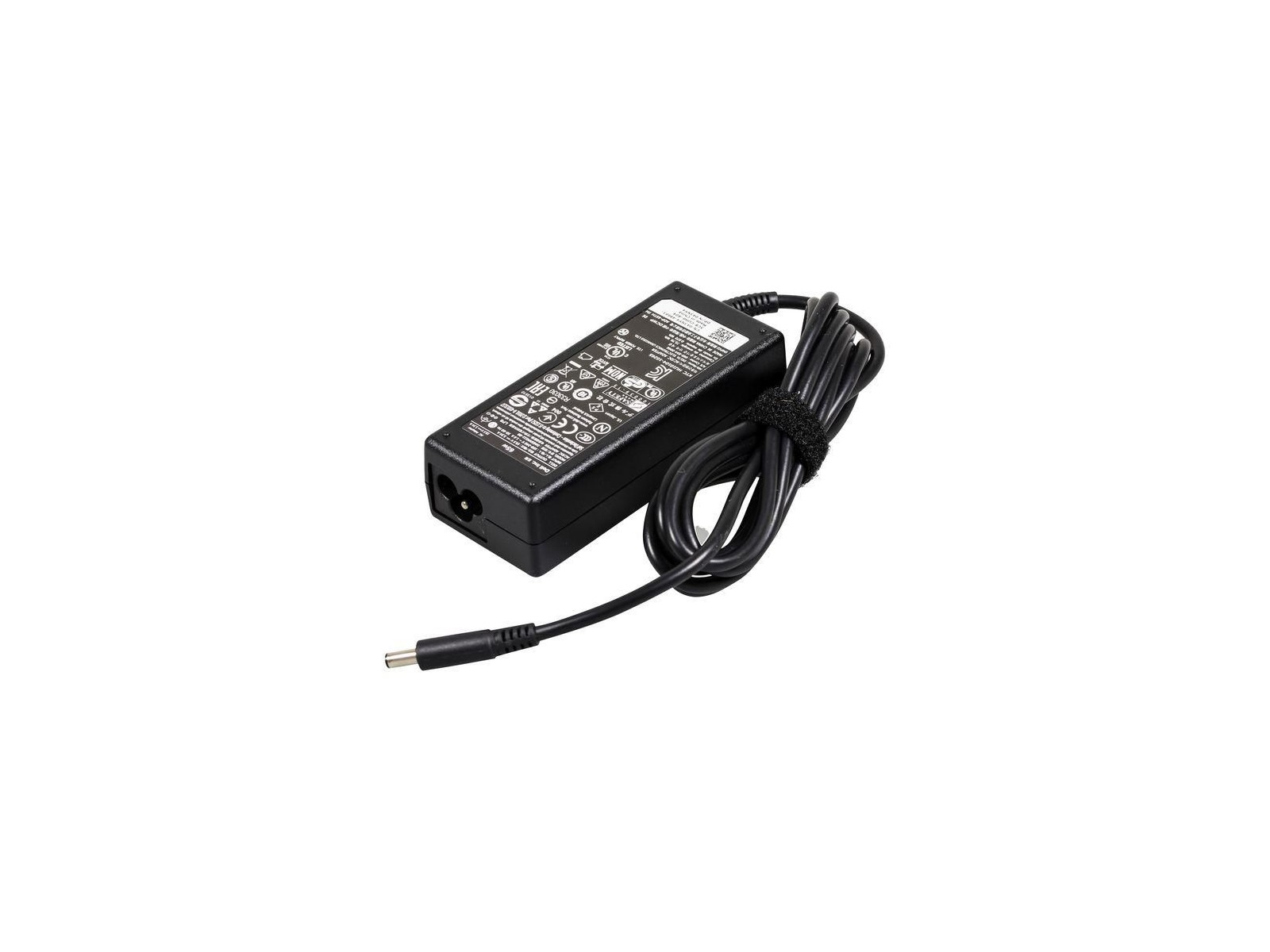 08D3F 08D3F Dell Brazil, AC Adapter, 65W, 19.5V, 3 Pin, 4.5mm, C6 Power Cord, Lot 6 Black
