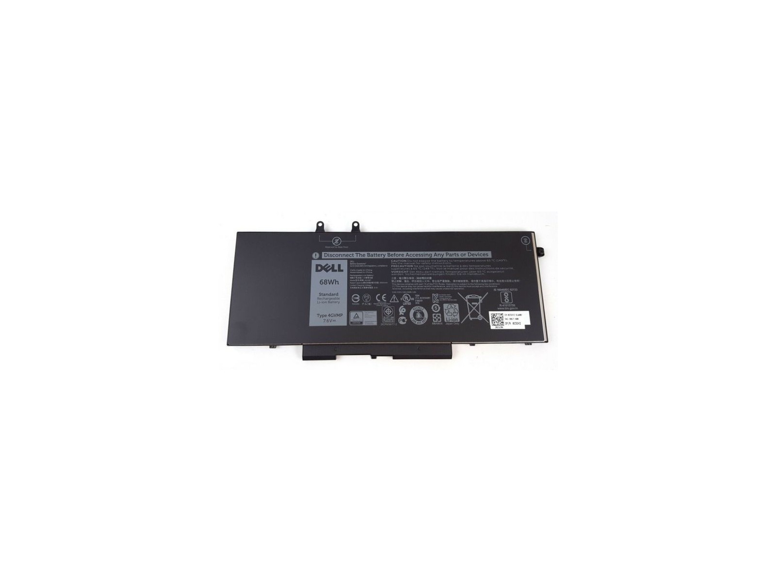C5GV2 C5GV2 Dell Battery, 68WHR, 4 Cell, Lithium Ion 0C5GV2 68 Wh