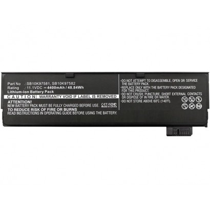 MBXLE-BA0292 MBXLE-BA0292 CoreParts Laptop Battery for Lenovo 49Wh Li-Pol 11.1V 4.4Ah, (Lenovo 61+ version), For Thinkpad P51...