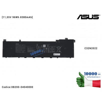 0B200-04040000 Batteria C32N2022 ASUS VivoBook Pro 16X OLED M7600RE N7600PC M7600QE M7600QC ZenBook Pro15 UM535QE K6602VU [11...