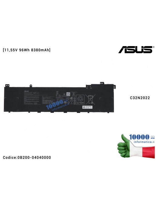 0B200-04040000 Batteria C32N2022 ASUS VivoBook Pro 16X OLED M7600RE N7600PC M7600QE M7600QC ZenBook Pro15 UM535QE K6602VU [11...