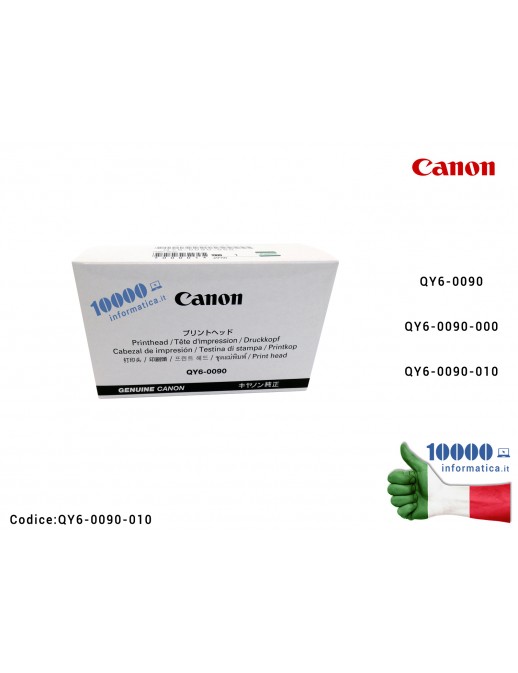 QY6-0090-000 TESTINA DI STAMPA NERA ORIGINALE CANON PER PIXMA TS8250 TS8170 TS8360 TS8100 TS9140 TS9180 TS9170 TS8360 TS8392 ...
