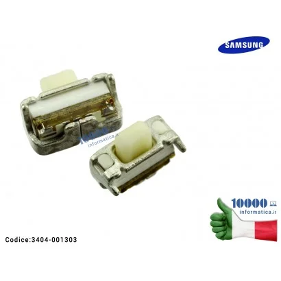 3404-001303 Tasto SMD Accensione Volume SAMSUNG Galaxy S3 SIII GT-i9300 GT-S5690 Power Button Volume Switch NOKIA 510 610