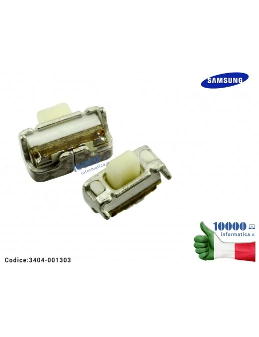 3404-001303 Tasto SMD Accensione Volume SAMSUNG Galaxy S3 SIII GT-i9300 GT-S5690 Power Button Volume Switch NOKIA 510 610