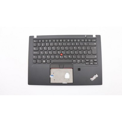 02HM297 02HM297 C-Cover Portuguese w/ Backlit FRU02HM297 KBD and FPR, Black