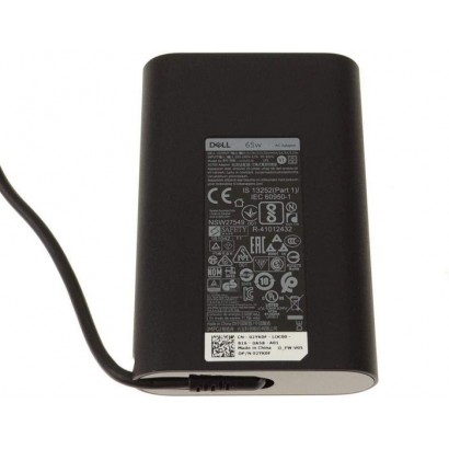 2YK0F 2YK0F Dell AC Adapter, 65W, 19.5V, 3 Pin, Type C, C6 Power Cord 0YX2FJ C6