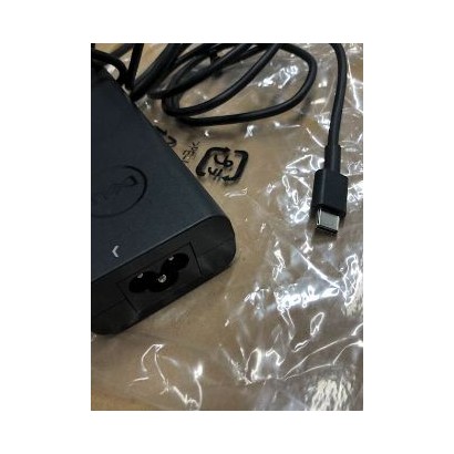 FTTTJ FTTTJ Dell AC Adapter, C6 Power Cord, 65W, 5V/9V/15V/20V, 3 Pin, Type C, PECOS, Delta 0XRK4D C6