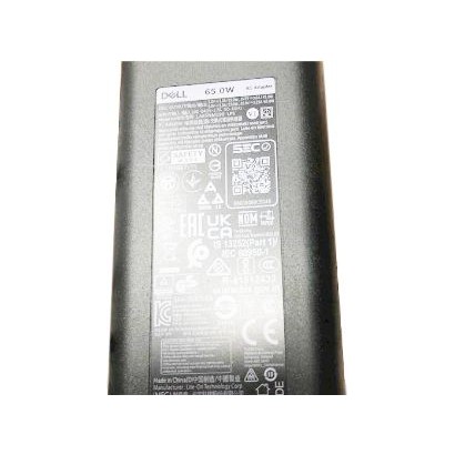 V2TJ7 V2TJ7 Dell AC Adapter, 65W, 19.5V, 3 Pin, Type C, C6 Power Cord XF9VF, KH08P, 0540-BBGX 39121006
