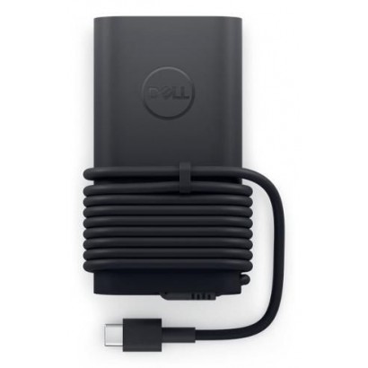 TH5RJ TH5RJ Dell 100w usb-c GaN Ultra Slim Adapter with Power Cord - euro - 1yr Ltd hw Warranty - SnP Black