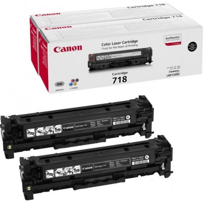 2662B005 2662B005 Canon 718 BK VP, black, 6800 pages, 2 pack, for LBP7200Cdn, MF8330Cdn, MF8350Cdn 3630B001AA 3400 pagine