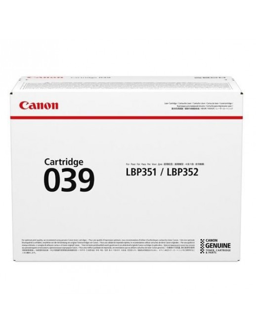 0287C001 0287C001 Canon Toner cartridge 039 11000 pagine