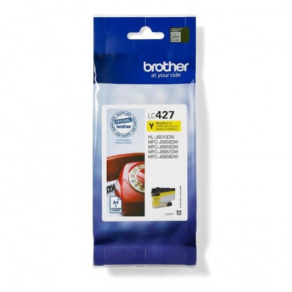 LC427Y LC427Y Brother Genuine Brother LC427Y Ink Cartridge – Yellow Brother