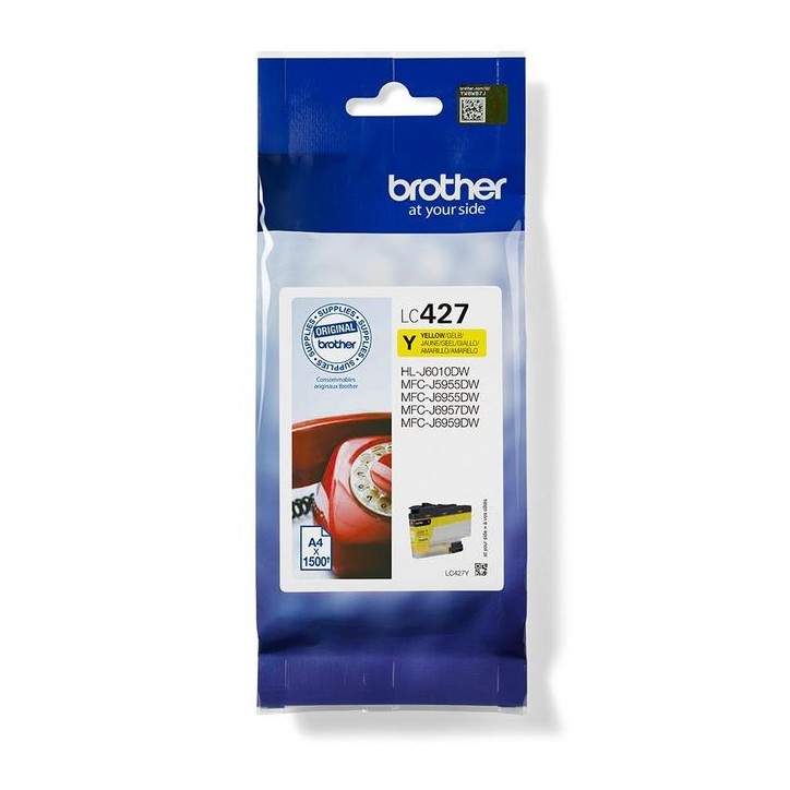 LC427Y Brother Genuine Brother LC427Y Ink Cartridge – Yellow Brother