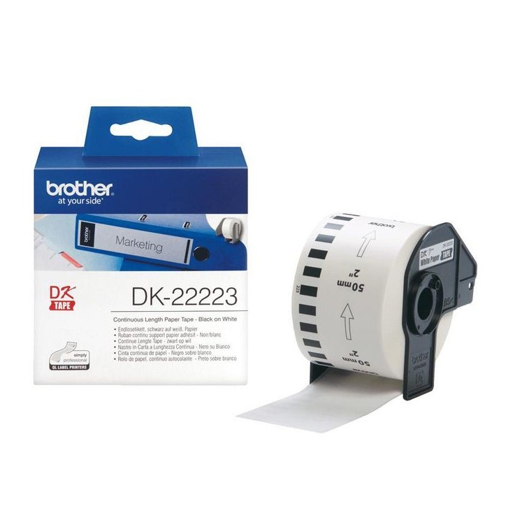 DK22223 Brother DK-22223 Continuous Paper Tape (50mm) TZE-131 DK