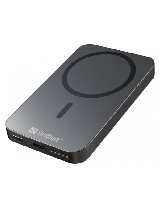 420-96 420-96 Sandberg Magnet Wireless Powerbank 5000 ALU 18,5 Wh