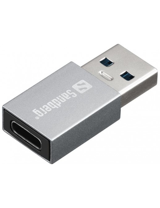 136-46 136-46 Sandberg USB-A to USB-C Dongle NONE - Only use for non-battery items