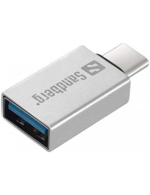 136-24 136-24 Sandberg USB-C to USB 3.0 Dongle Aluminium