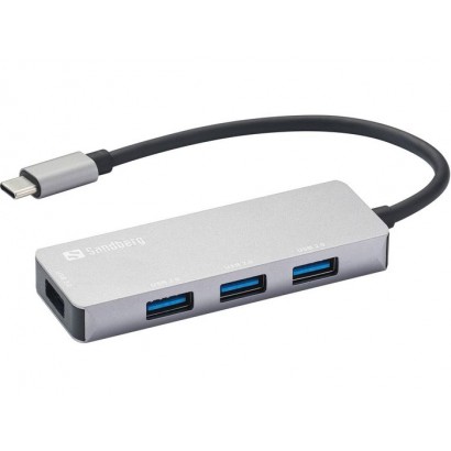 336-32 336-32 Sandberg USB-C Hub 1xUSB3.03x2.0 SAVER 5000 Mbit/s