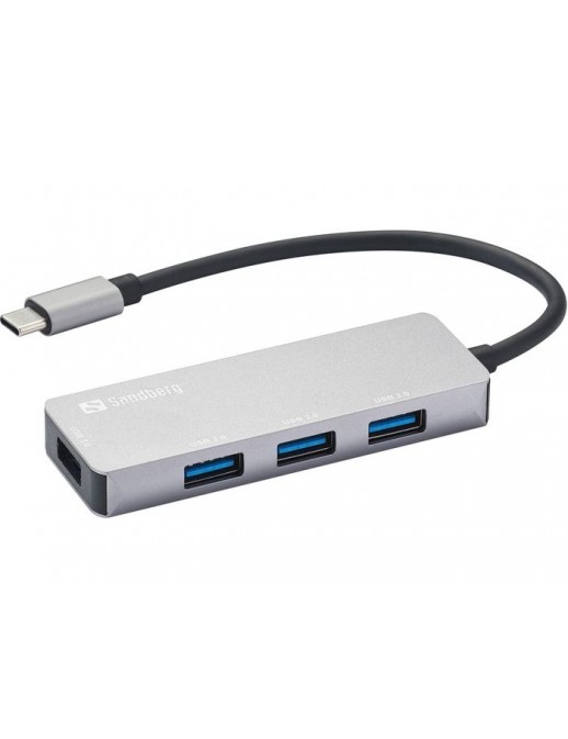 336-32 336-32 Sandberg USB-C Hub 1xUSB3.03x2.0 SAVER 5000 Mbit/s