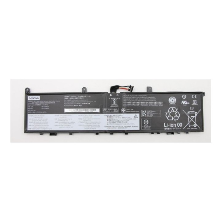 5B10V98091 Lenovo Internal lithium-ion battery, 80Wh capacity, 4 cells, CXP interface, compatible with Lenovo devices. FRU00XL07