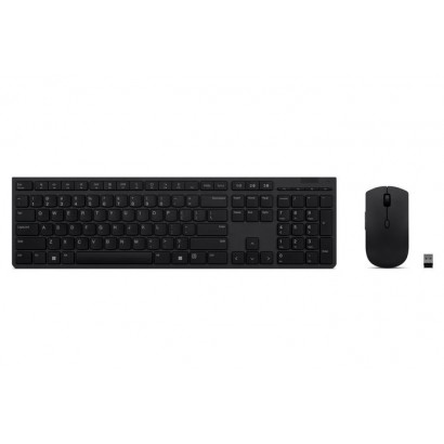 4X31K03931 4X31K03931 Lenovo Professional Wireless Rechargeable Combo Keyboard and Mouse-US English ALKALINE - Alkaline Batte...
