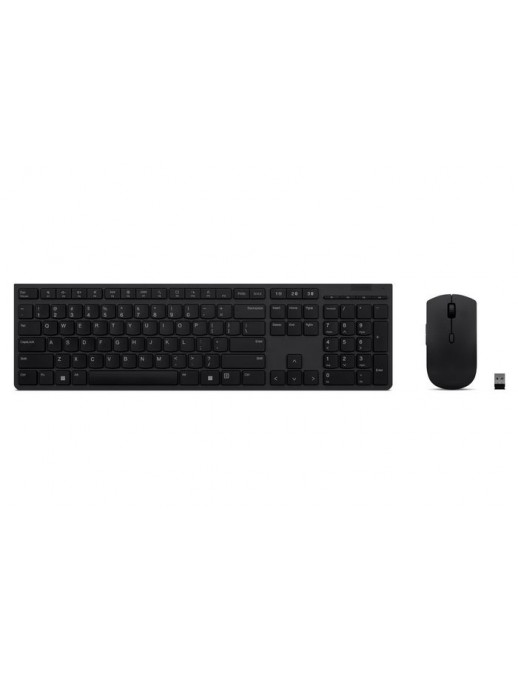 4X31K03931 4X31K03931 Lenovo Professional Wireless Rechargeable Combo Keyboard and Mouse-US English ALKALINE - Alkaline Batte...