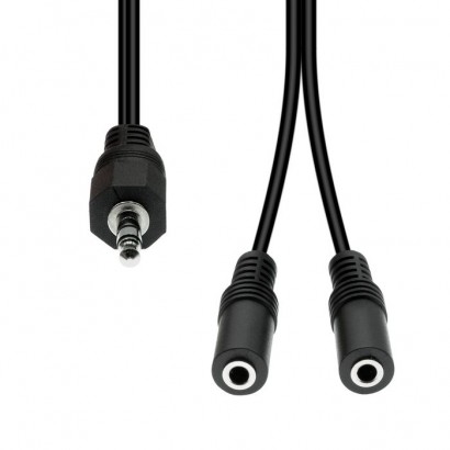 M32XM3F-002 M32XM3F-002 ProXtend Mini-Jack 3-Pin Splitter Cable M-F Black 20cm 1059722 NONE - Only use for non-battery items