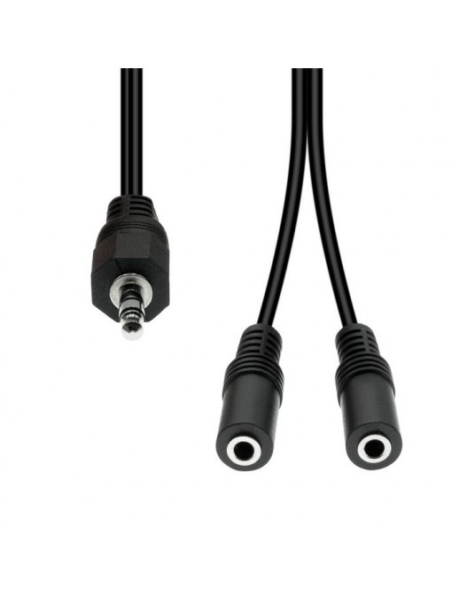 M32XM3F-002 M32XM3F-002 ProXtend Mini-Jack 3-Pin Splitter Cable M-F Black 20cm 1059722 NONE - Only use for non-battery items