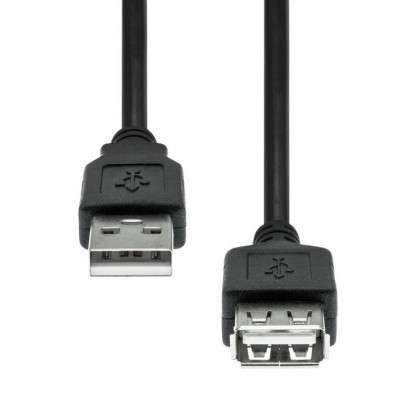 USB2AAF-001 USB2AAF-001 ProXtend USB 2.0 Extension Cable Black 1M 833112 NONE - Only use for non-battery items