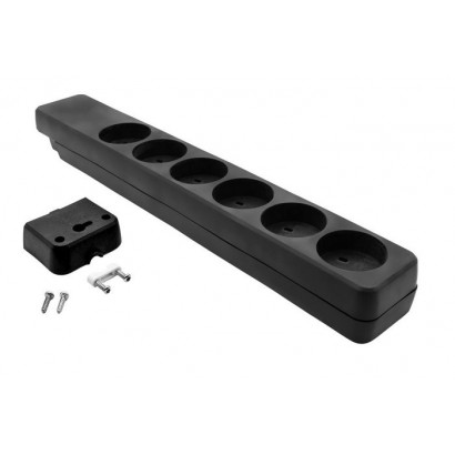 KIT6-0B KIT6-0B ProXtend Danish IT Power Strip 6-way Black Black