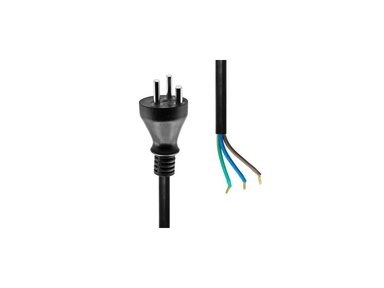 PC-KOE-001 PC-KOE-001 ProXtend Power Cord Denmark to Open End 1M Black 647769 NONE - Only use for non-battery items