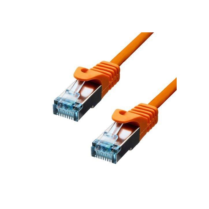 6ASFTP-005O ProXtend CAT6A S/FTP CU LSZH Ethernet Cable Orange 50cm 833111 NONE - Only use for non-battery items